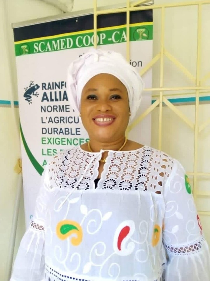 Coulibaly Cathy Florence épouse Kouakou, Présidente du Conseil d'Administration de la SCAMED COOP-CA